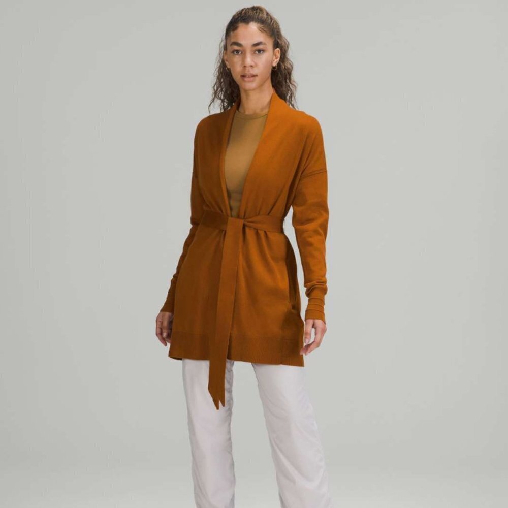 [Lululemon] Cotton Cashmere Knit Cardigan Sweater